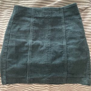pacsun blue corduroy mini skirt size:24